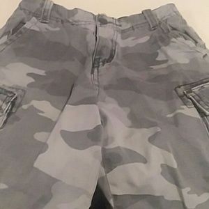 PLC authentic camo cargo shorts